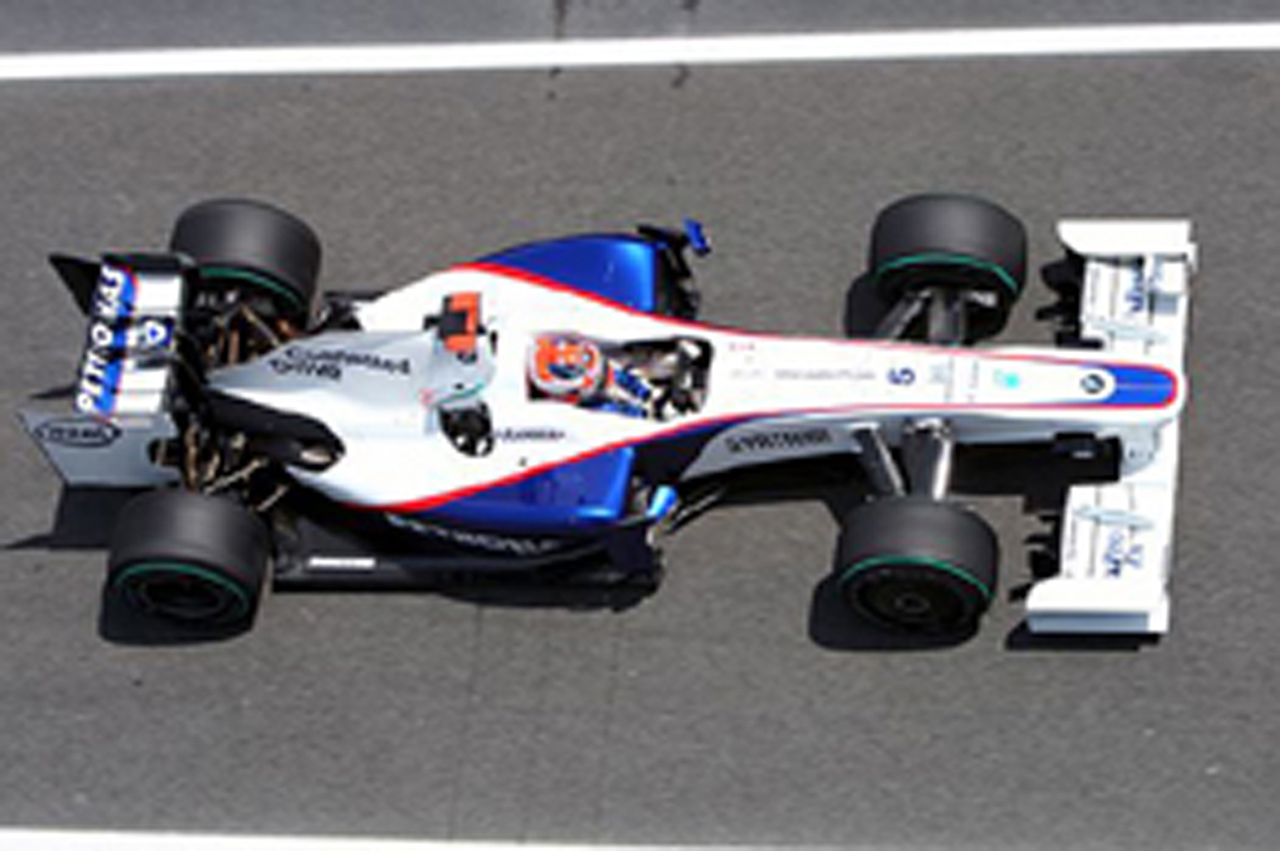 BMWザウバー F1.09 俯瞰画像 (F1スペインGP)