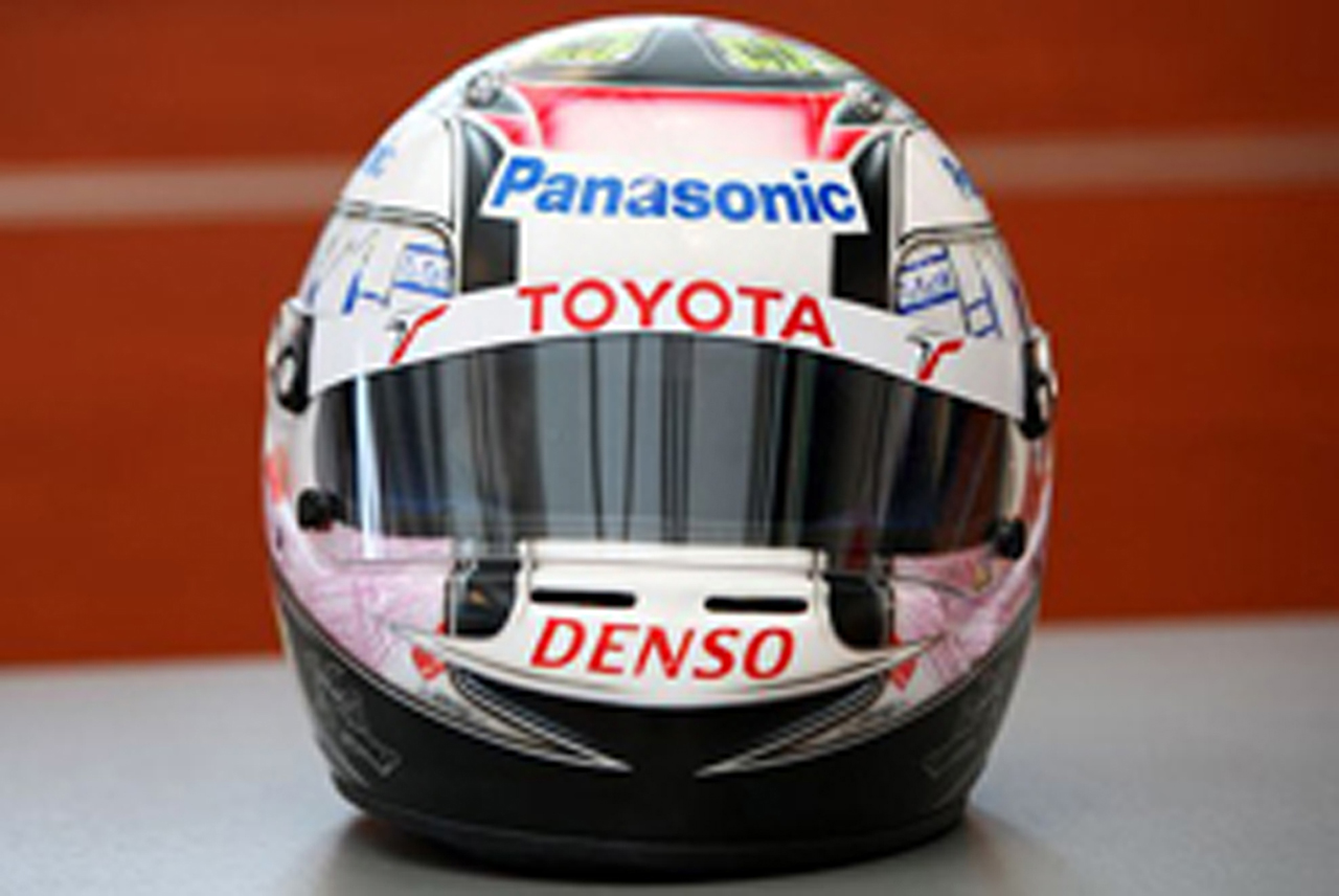 ティモ・グロック ドイツGP 限定ヘルメット （正面）