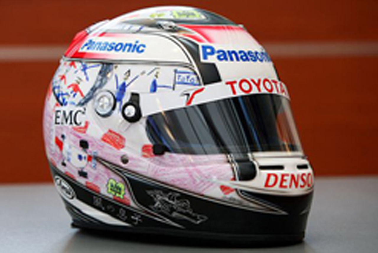 ティモ・グロック ドイツGP 限定ヘルメット （横面）