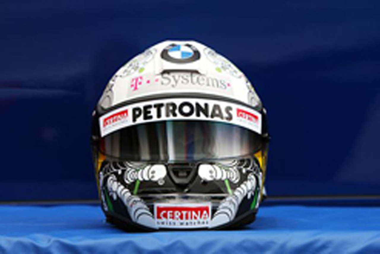 ニック・ハイドフェルド F1ドイツGP特別ヘルメット （正面）