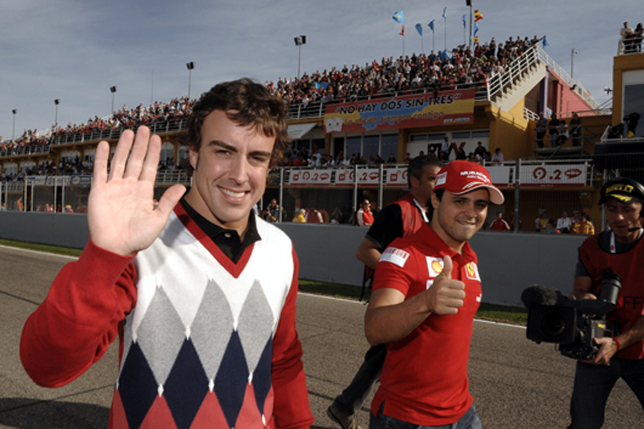 フェルナンド・アロンソとフェリペ・マッサ