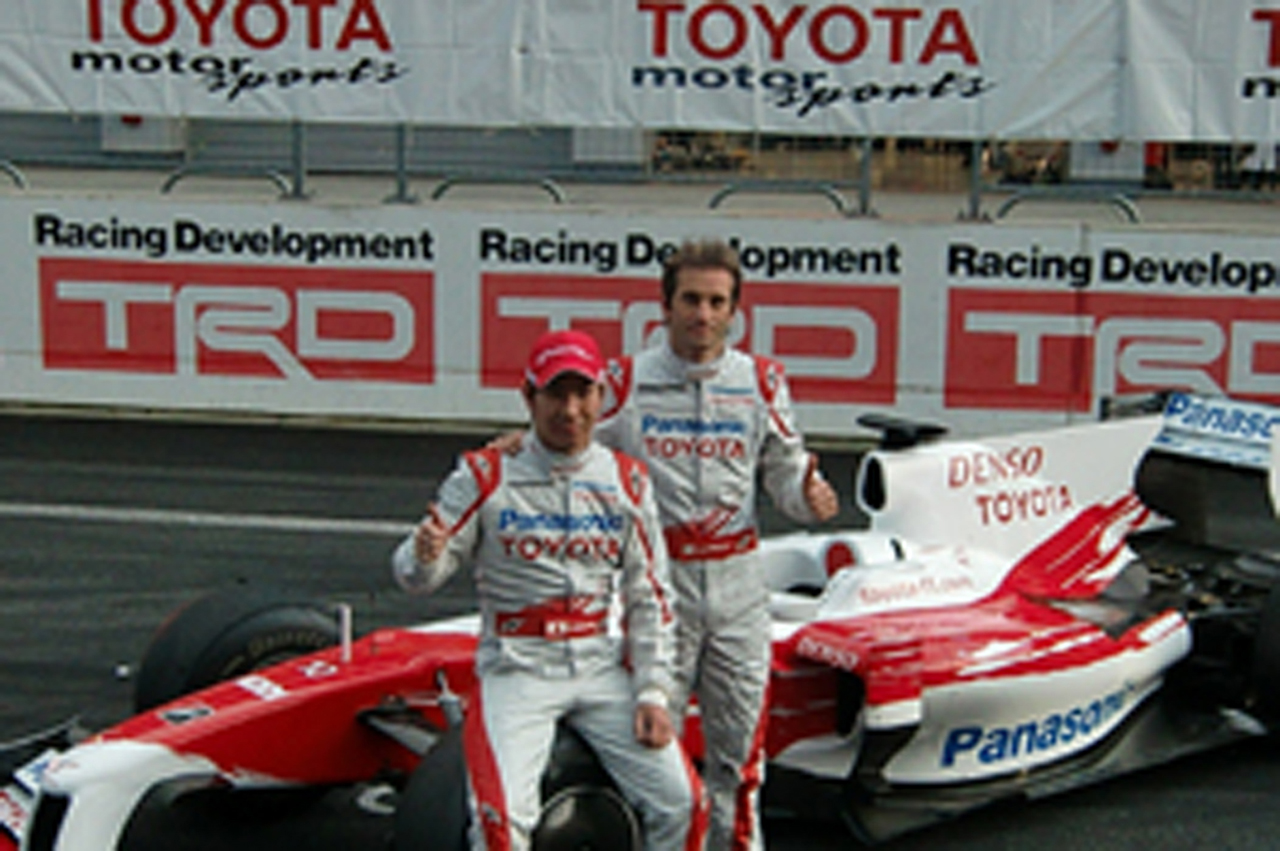 小林可夢偉とヤルノ・トゥルーリ