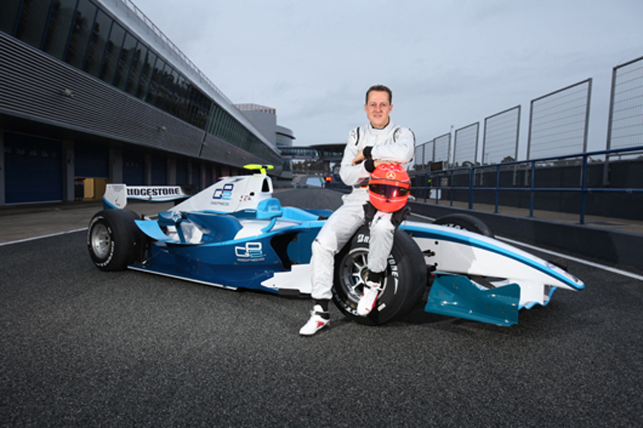 ミハエル・シューマッハ GP2をテスト