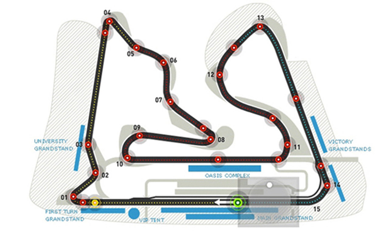 F1バーレーンGP 旧サーキットレイアウト (画像)