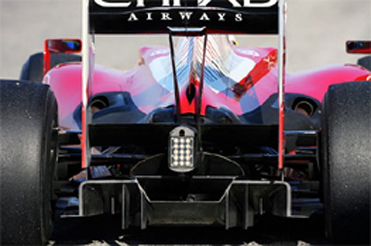 フェラーリ F10：ダブルディフューザー