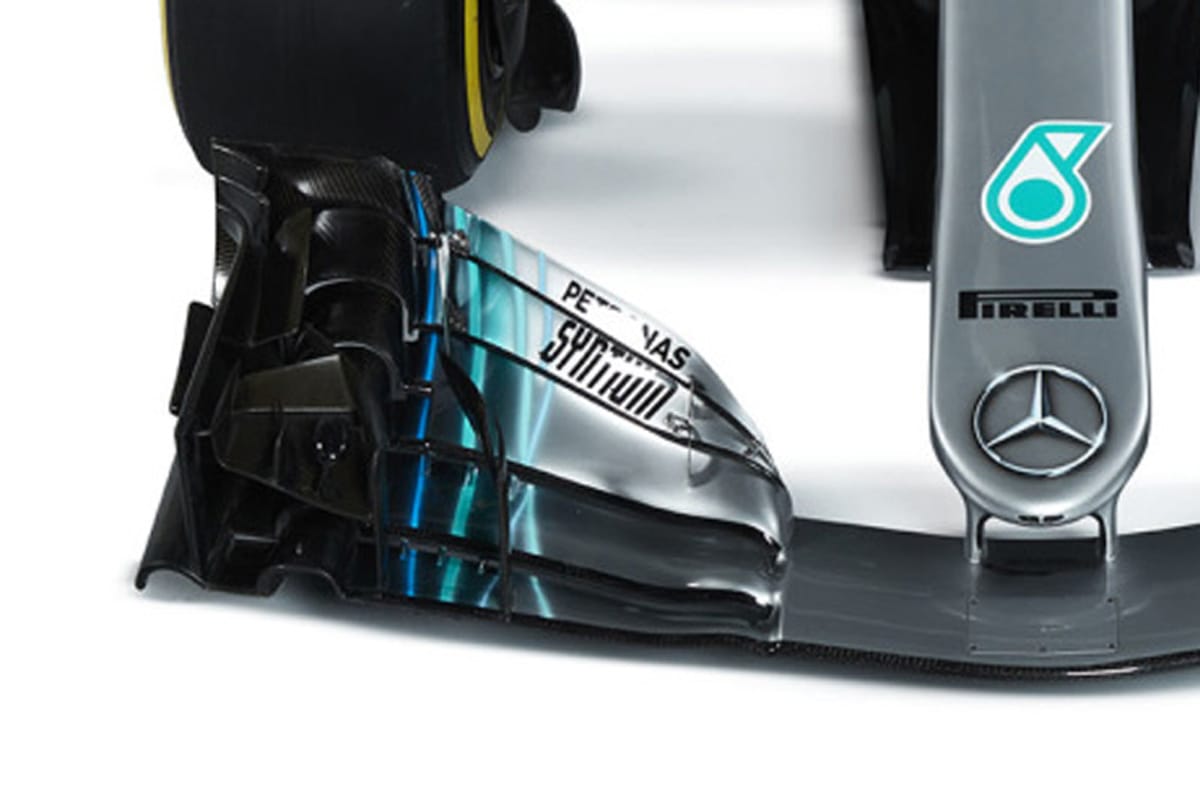 メルセデス W09 (フロントウイング)