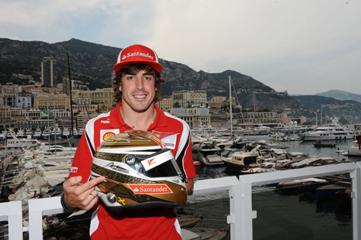 フェルナンド・アロンソ F1モナコGP ヘルメット