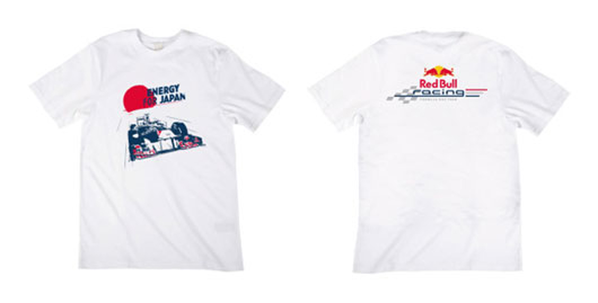 RED BULL ENERGY FOR JAPAN オリジナル・チャリティーTシャツ