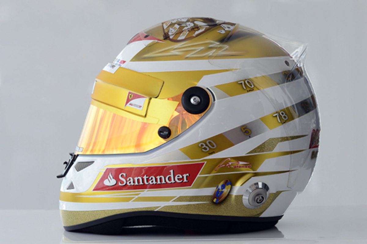 フェルナンド・アロンソ F1モナコGP 特別ヘルメット