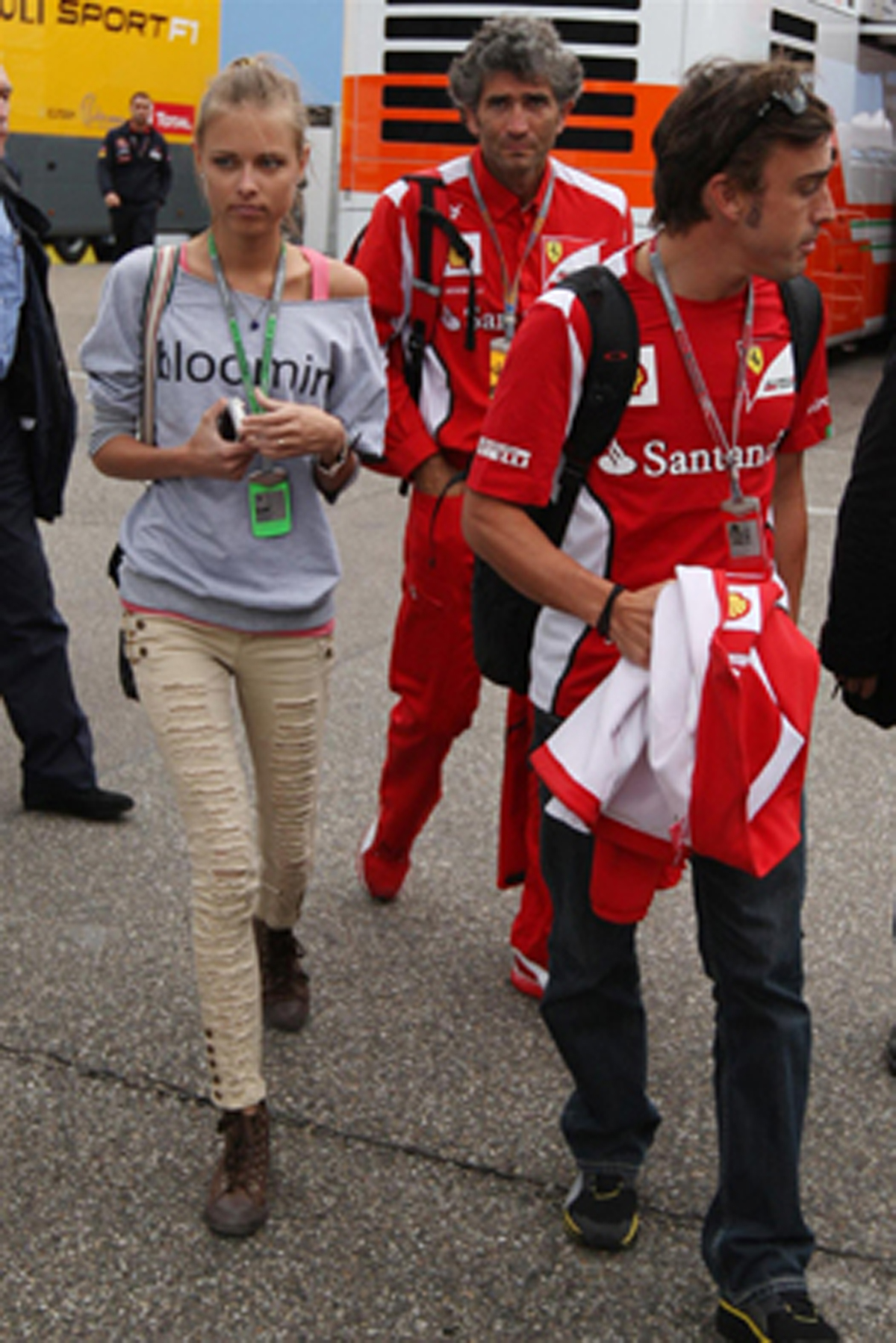 Fernando Alonso Dasha Kapustina