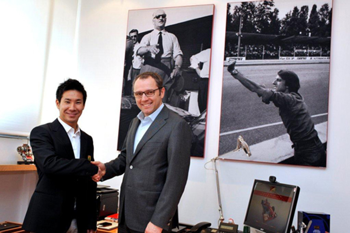 小林可夢偉 フェラーリ