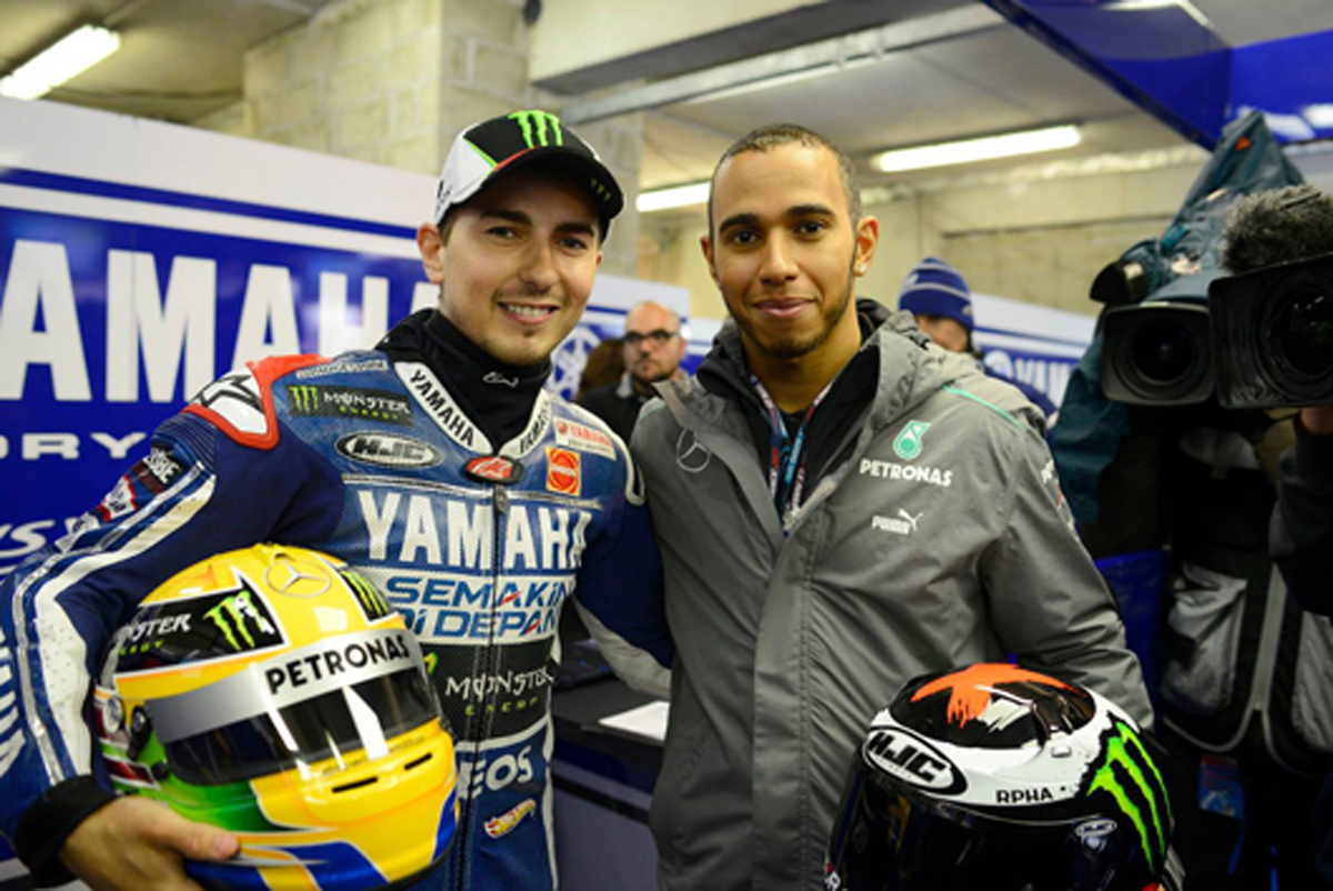 ホルヘ・ロレンソとルイス・ハミルトン