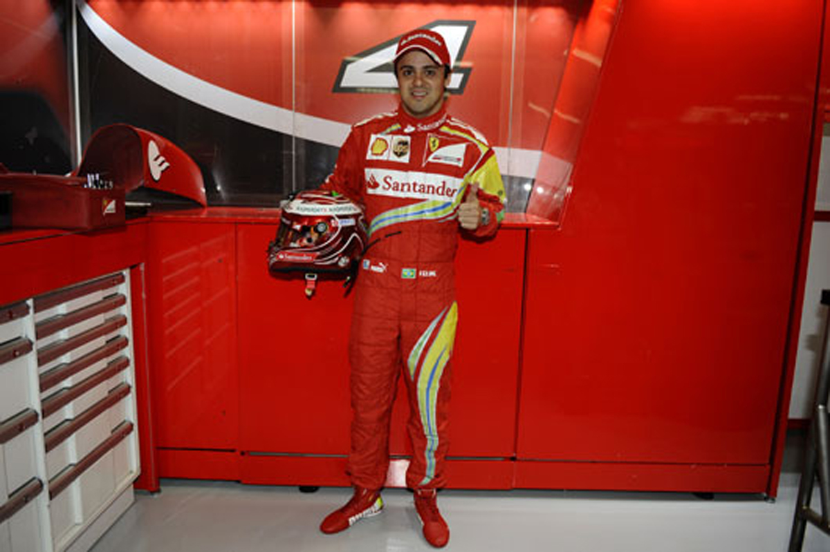 フェリペ・マッサ レーシングスーツ (2013年F1ブラジルGP)
