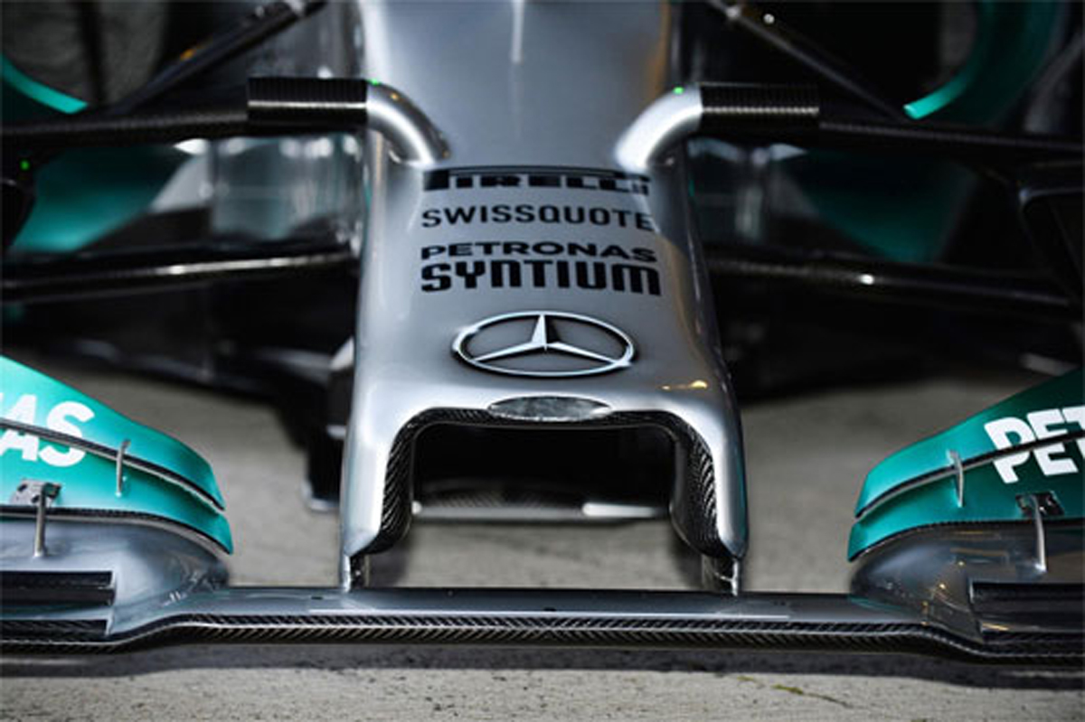 メルセデス W05 ノーズ