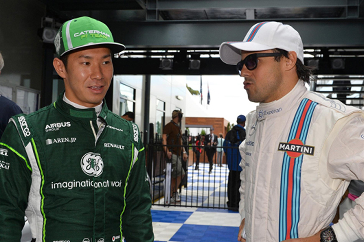 小林可夢偉とフェリペ・マッサ