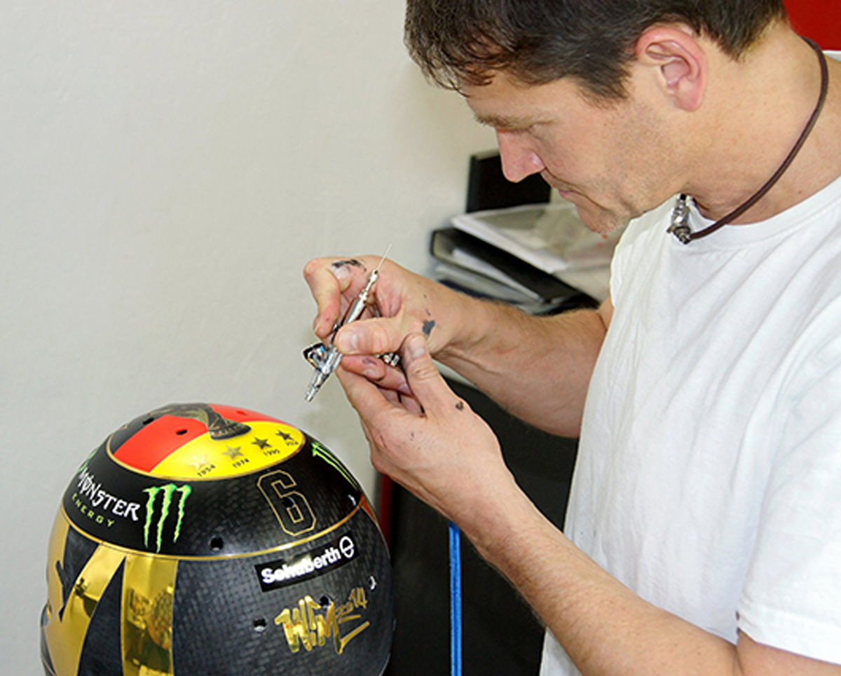 Nico Rosberg Helmet World Cup
