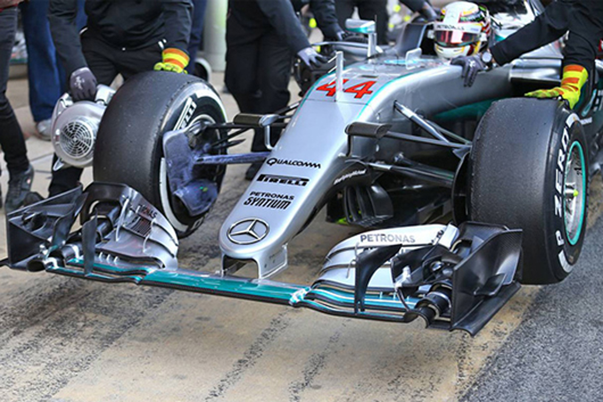 メルセデス W07 “ブルース” ノーズ