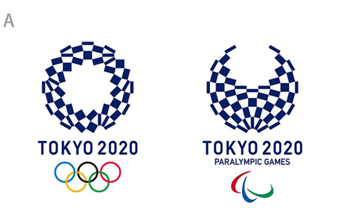 東京オリンピック エンブレム A案 組市松紋