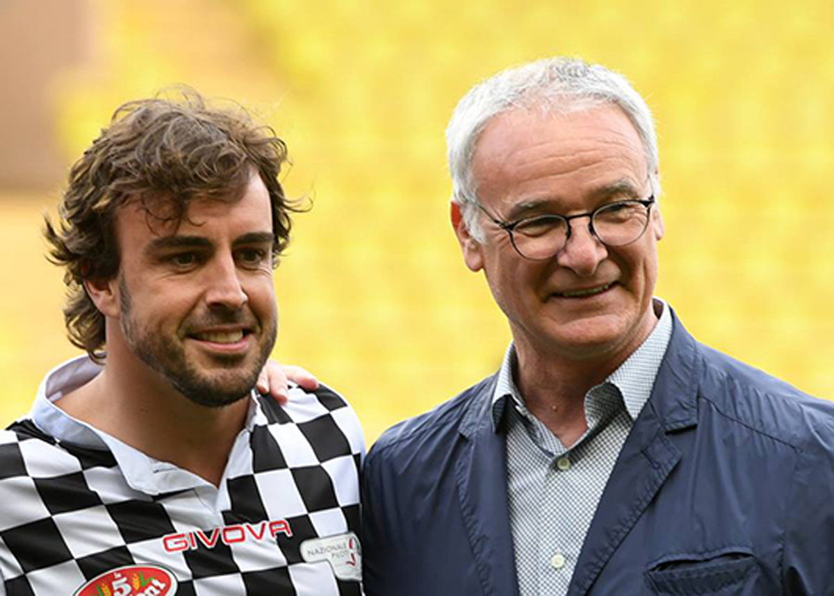 フェルナンド・アロンソとクラウディオ・ラニエリ監督