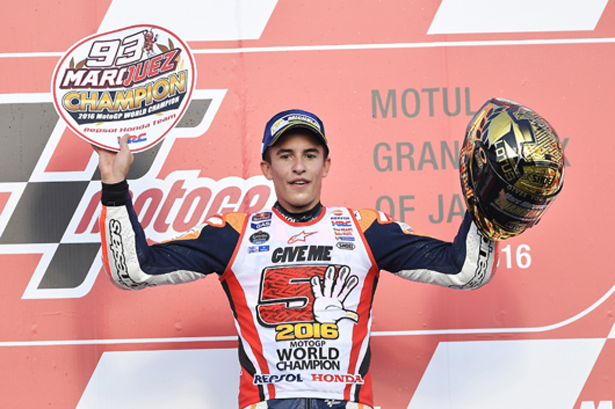 Marc Marquez 2016 MotoGP Champion