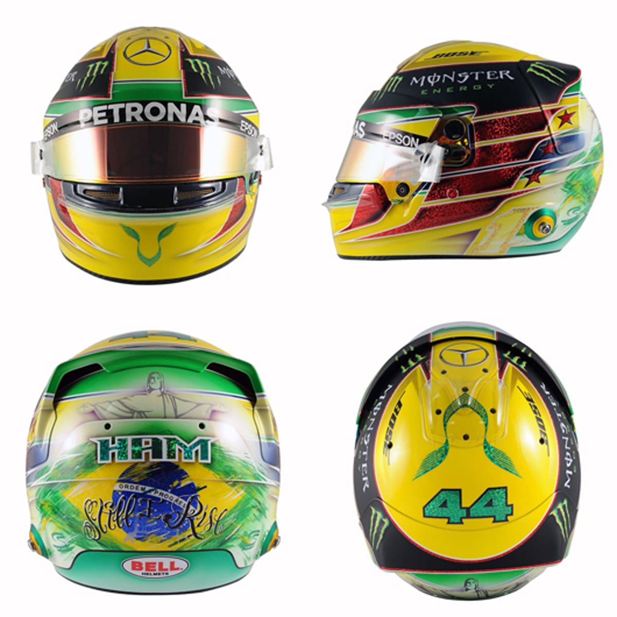 ルイス・ハミルトン 2016 ブラジル ヘルメット