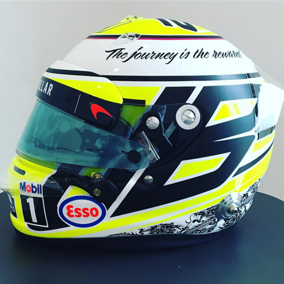 ジェンソン・バトン ラストレース ヘルメット