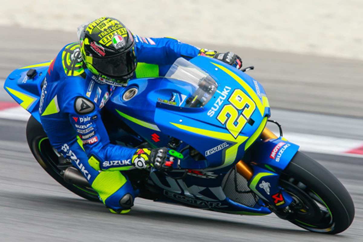 MotoGP オフィシャルテスト2日目：スズキのイアンノーネがトップタイム