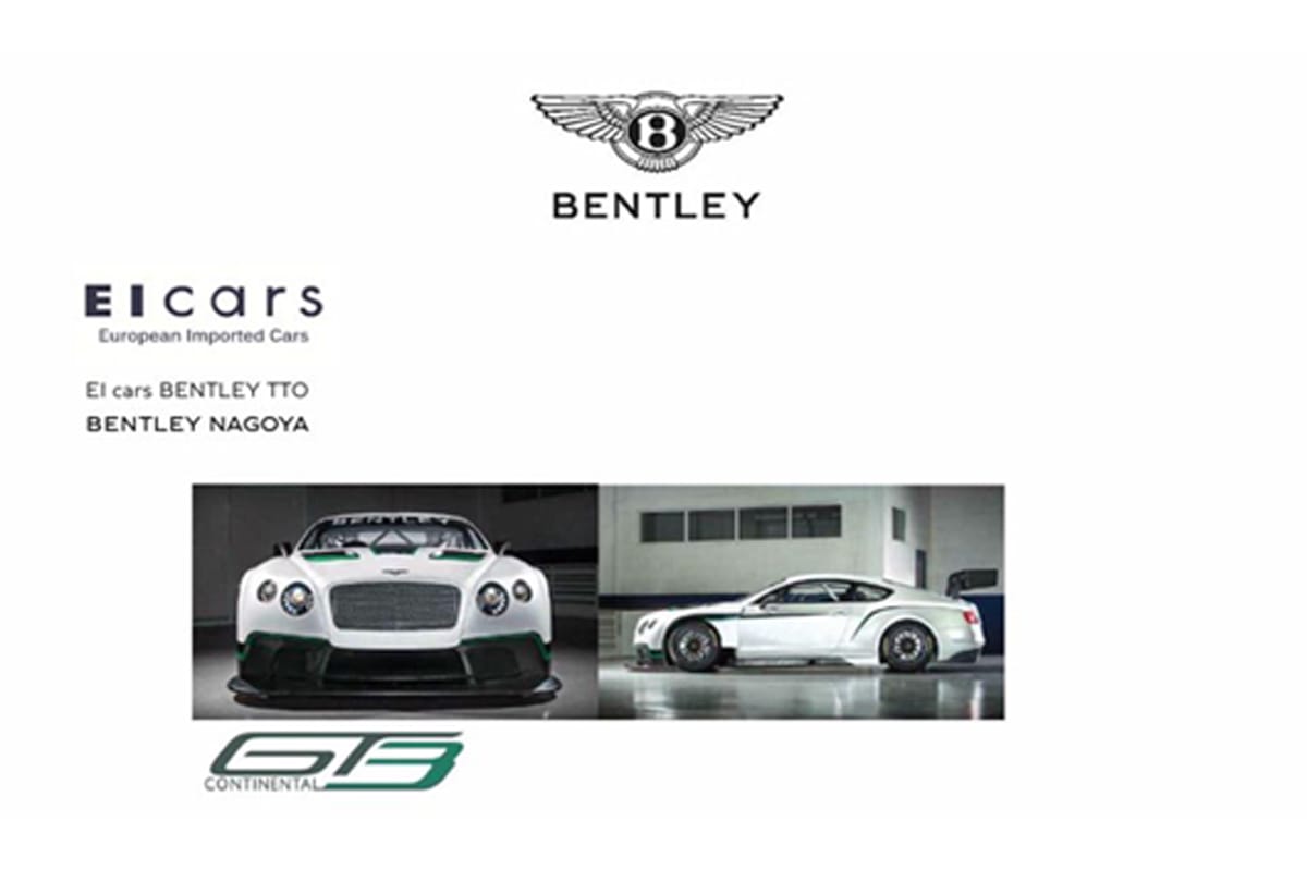 EIcars BENTLEY TTO ベントレー コンチネンタルGT3