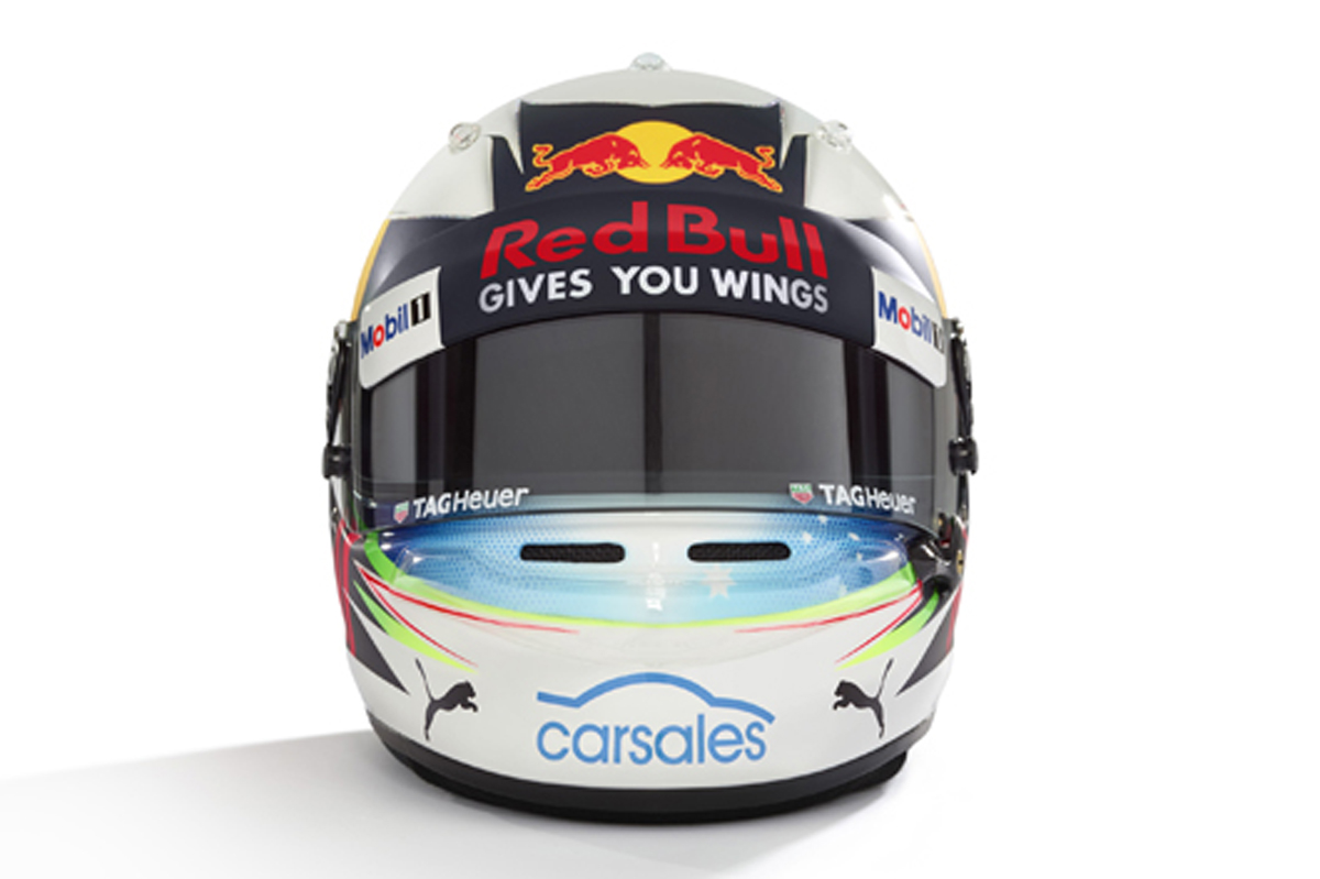 ダニエル・リカルド 2017年 F1ヘルメット (フロント)