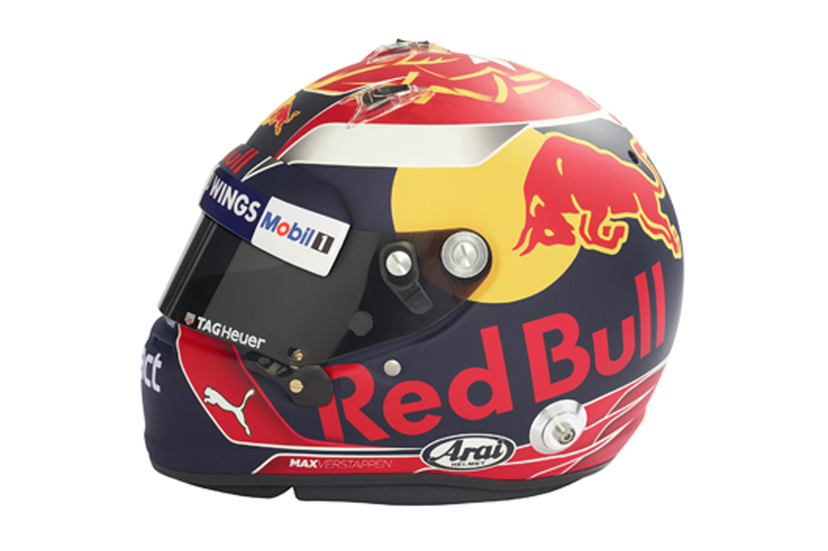 マックス・フェルスタッペン 2017年 F1ヘルメット （サイド）