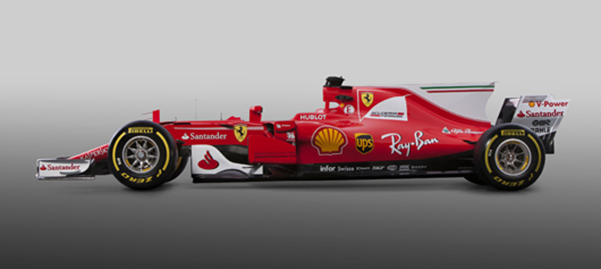 フェラーリ SF70H (サイド)