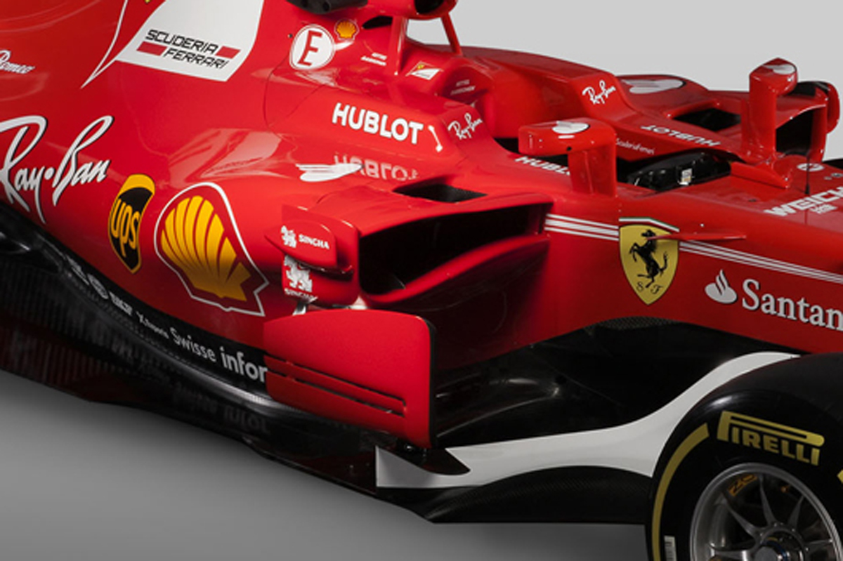 フェラーリ SF70H サイドポンツーン