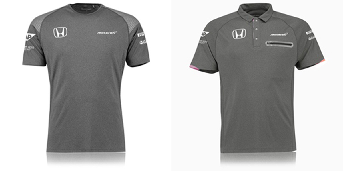 マクラーレン・ホンダ 2017年 チームウェア(Tシャツ&ポロシャツ)