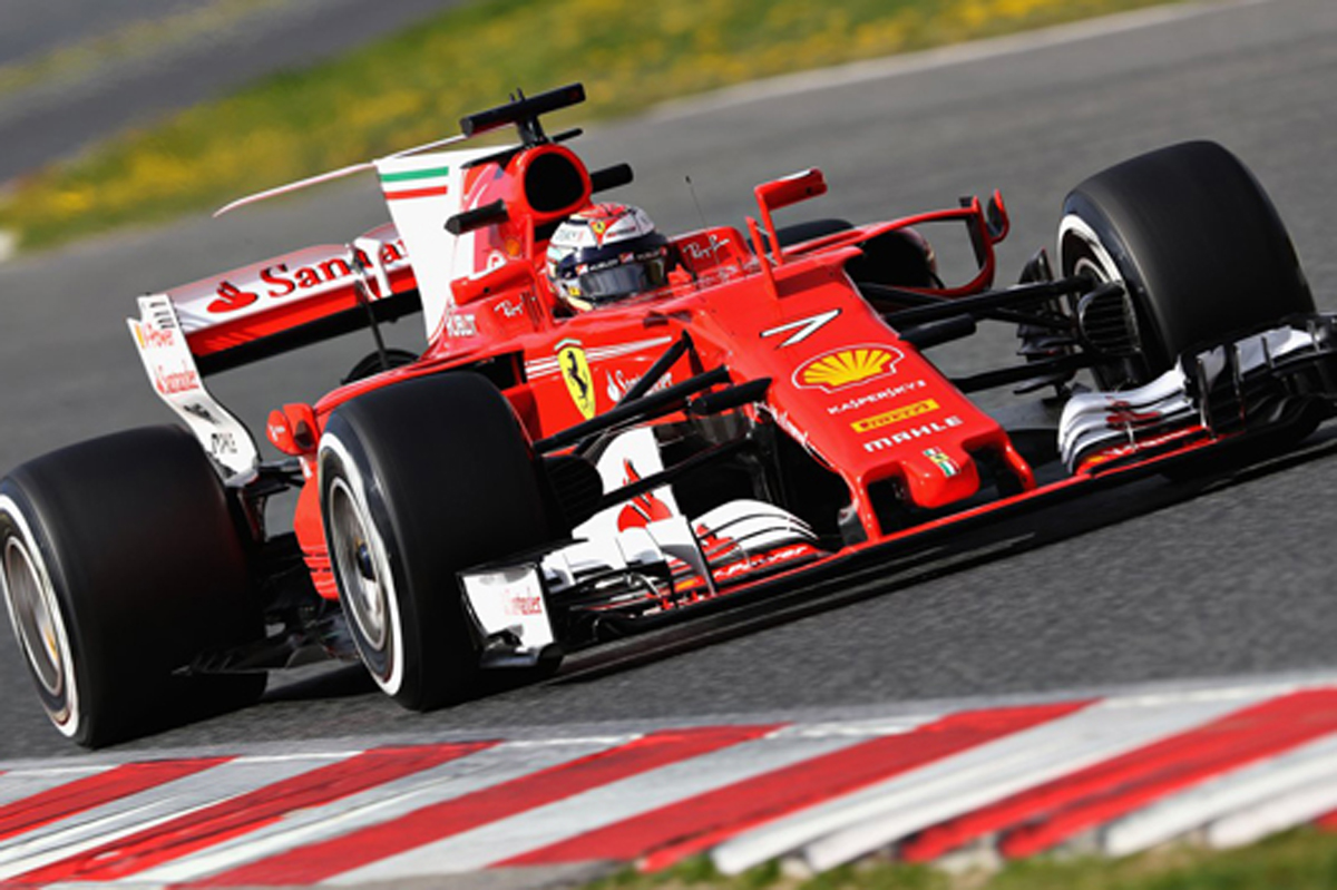 F1 バルセロナテスト 2日目:キミ・ライコネンがトップタイム