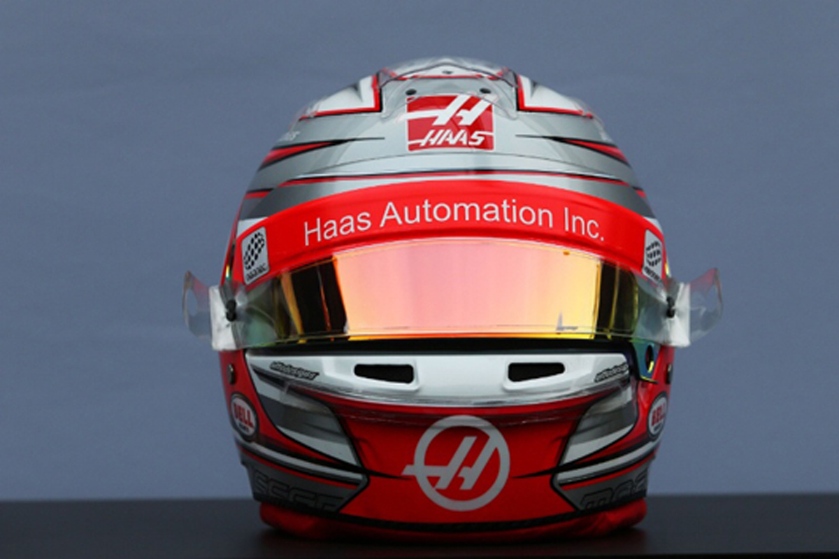ケビン・マグヌッセン 2017年 F1ヘルメット (フロント)