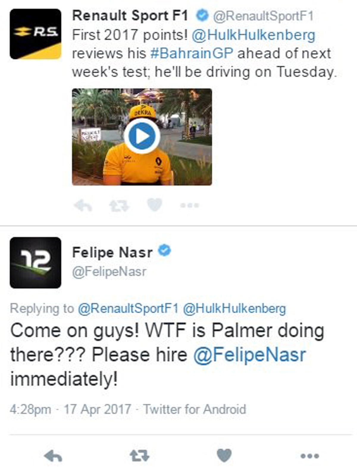 フェリペ・ナッセ Twitter