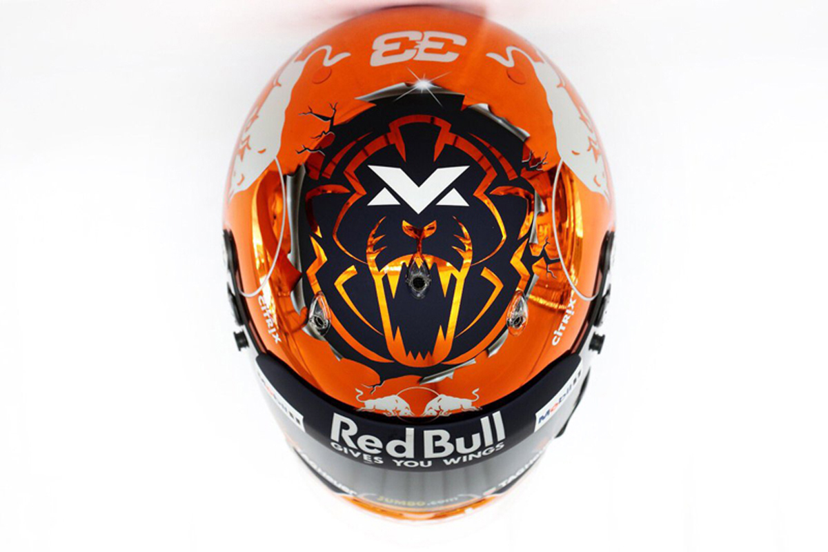 マックス・フェルスタッペン F1ベルギーグランプリ ヘルメット