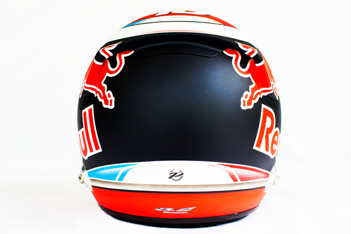 ピエール・ガスリー F1ヘルメット （リア）