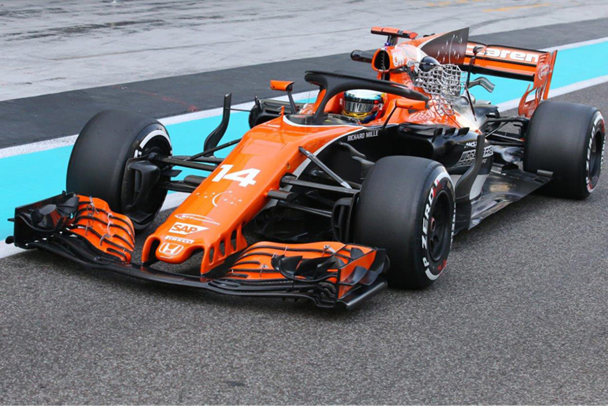 マクラーレン Halo F1アブダビテスト