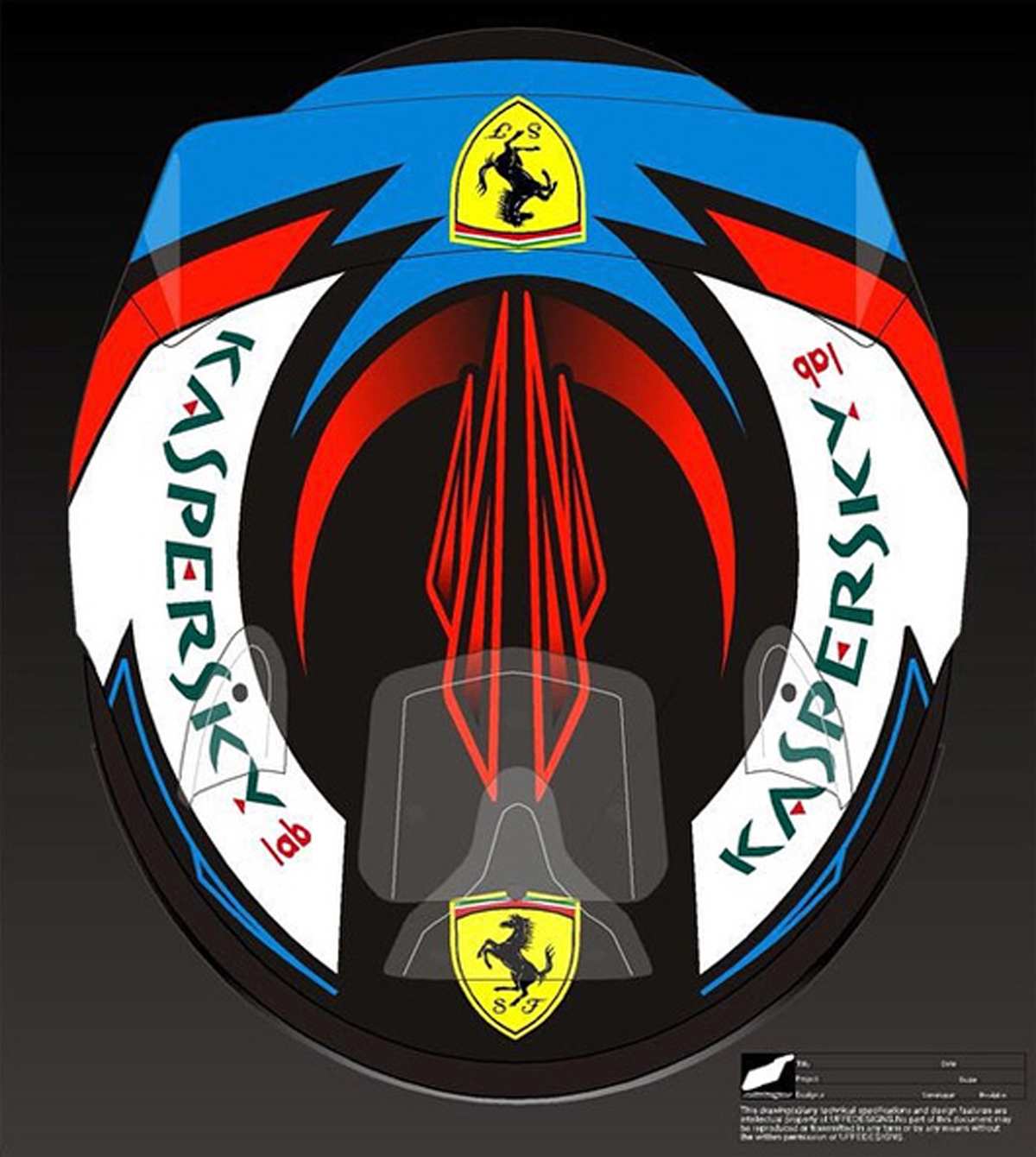 キミ・ライコネン 2018年 F1ヘルメット
