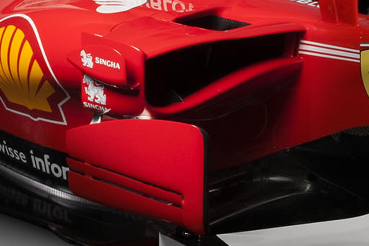 フェラーリ SF70H サイドポッド