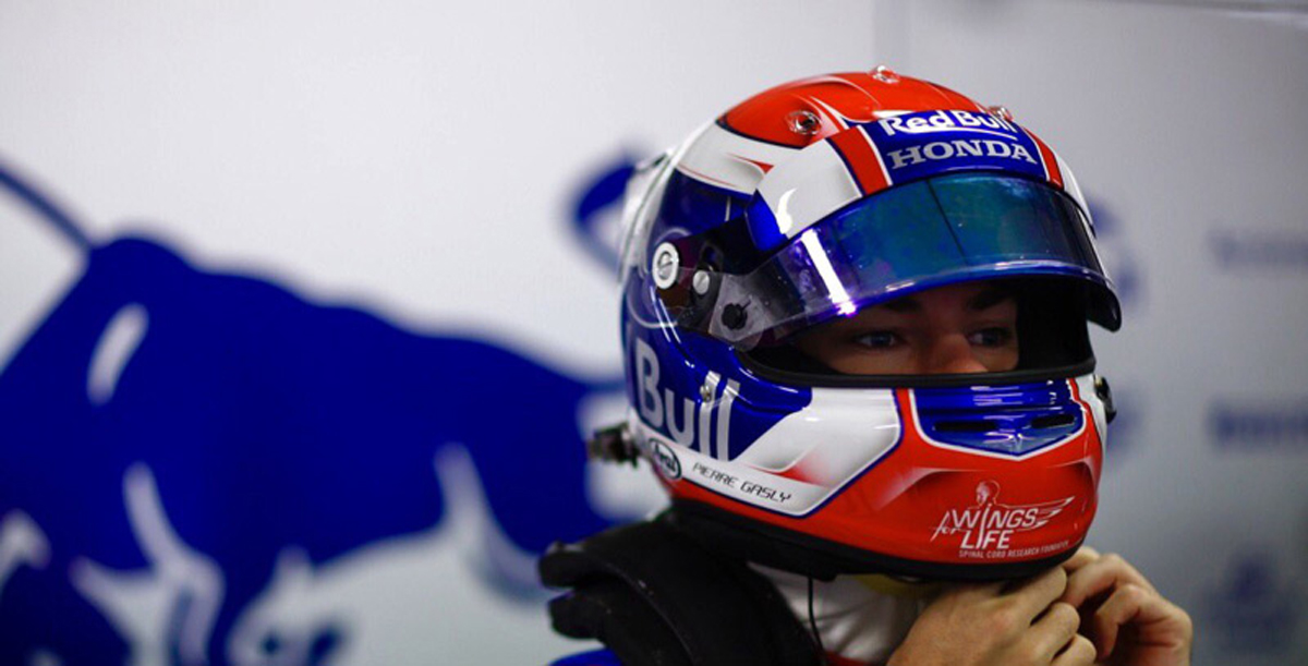 ピエール・ガスリー 2018年 F1 ヘルメット