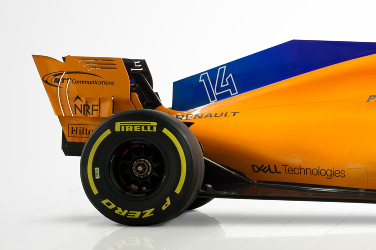 画像<br />
マクラーレン MCL33 (エンジンカバー&リア周り)