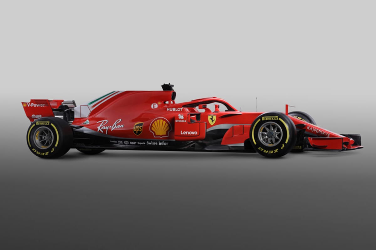 フェラーリ SF71H (サイド)