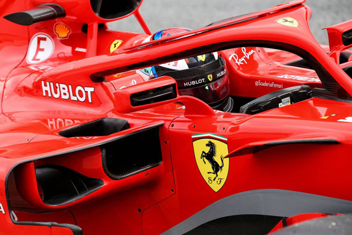フェラーリ SF71H 空洞ミラー