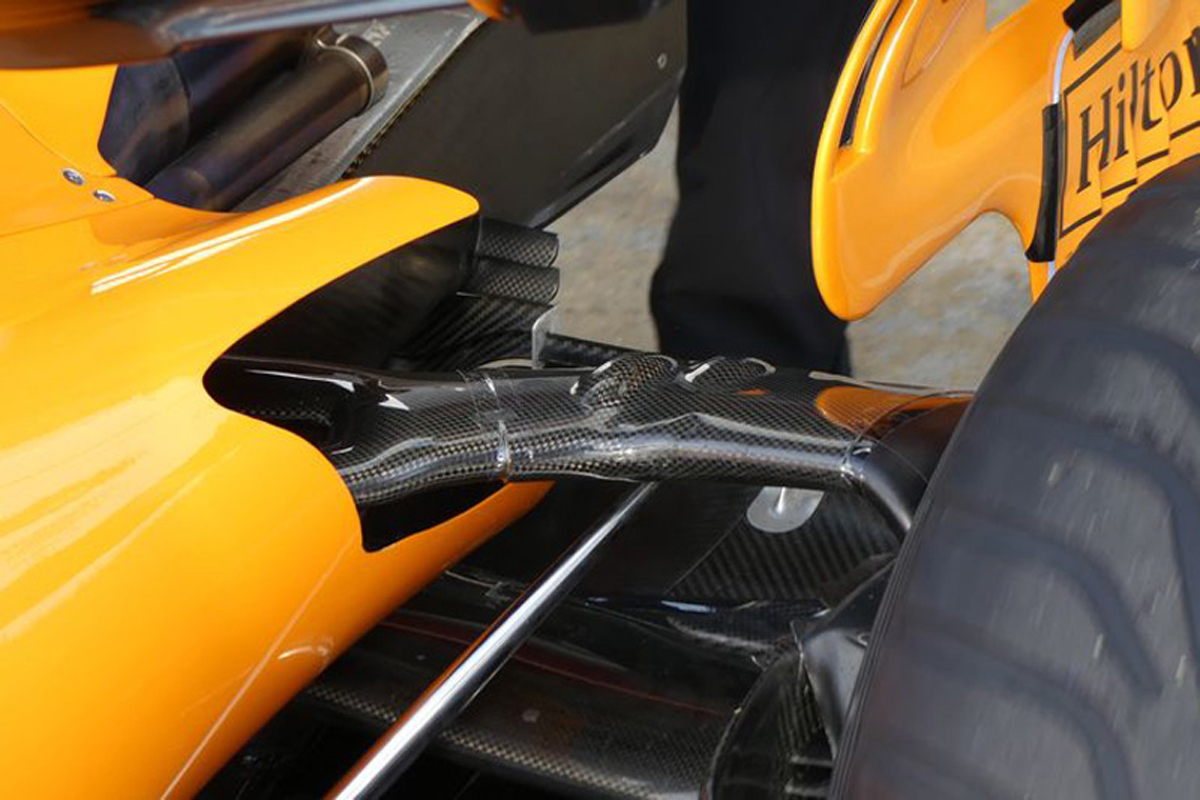 マクラーレン MCL33 リアサスペンション