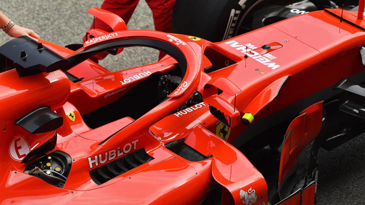 フェラーリ SF71H ヘイロー バックミラー