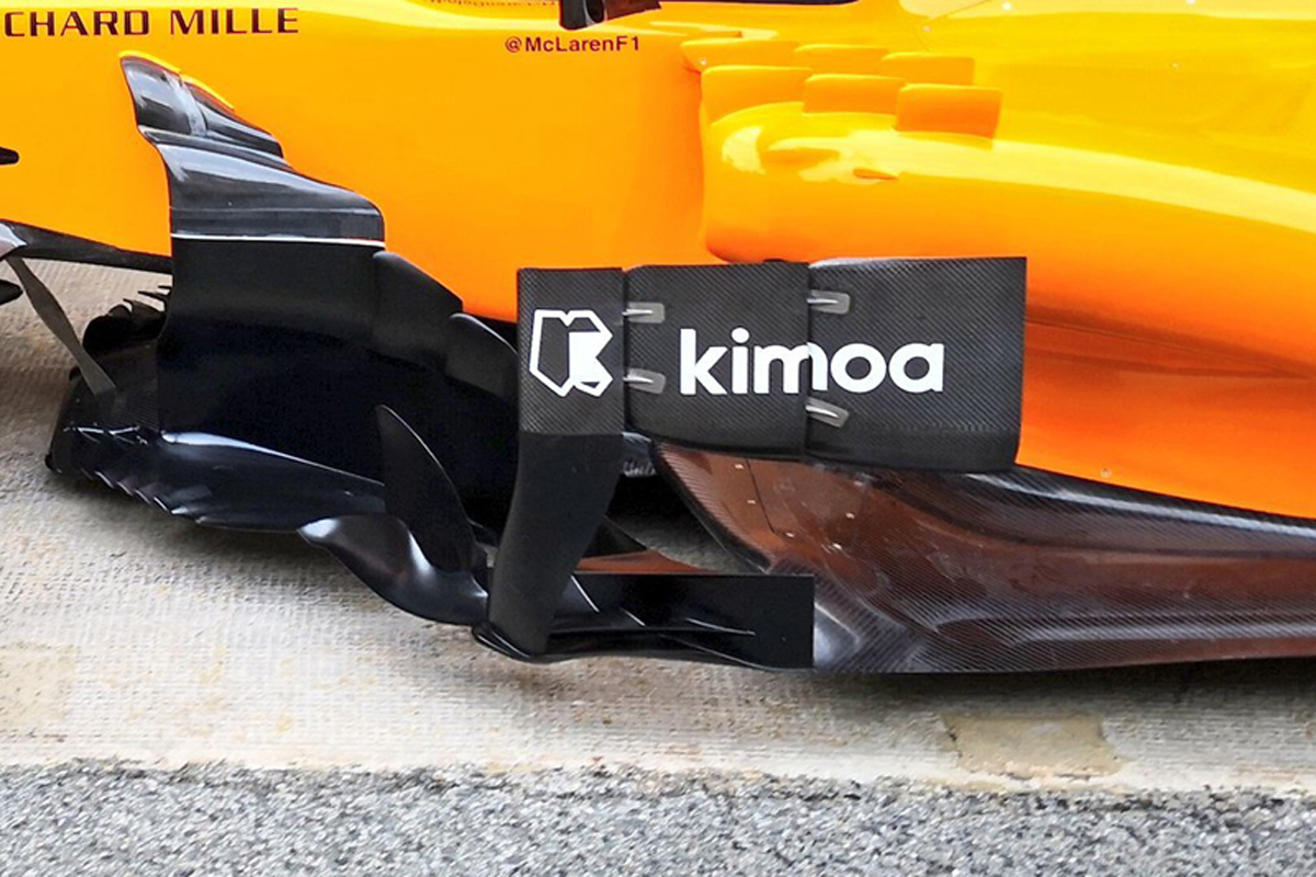 マクラーレン MCL33 バージボード(2018年 F1スペインGP)