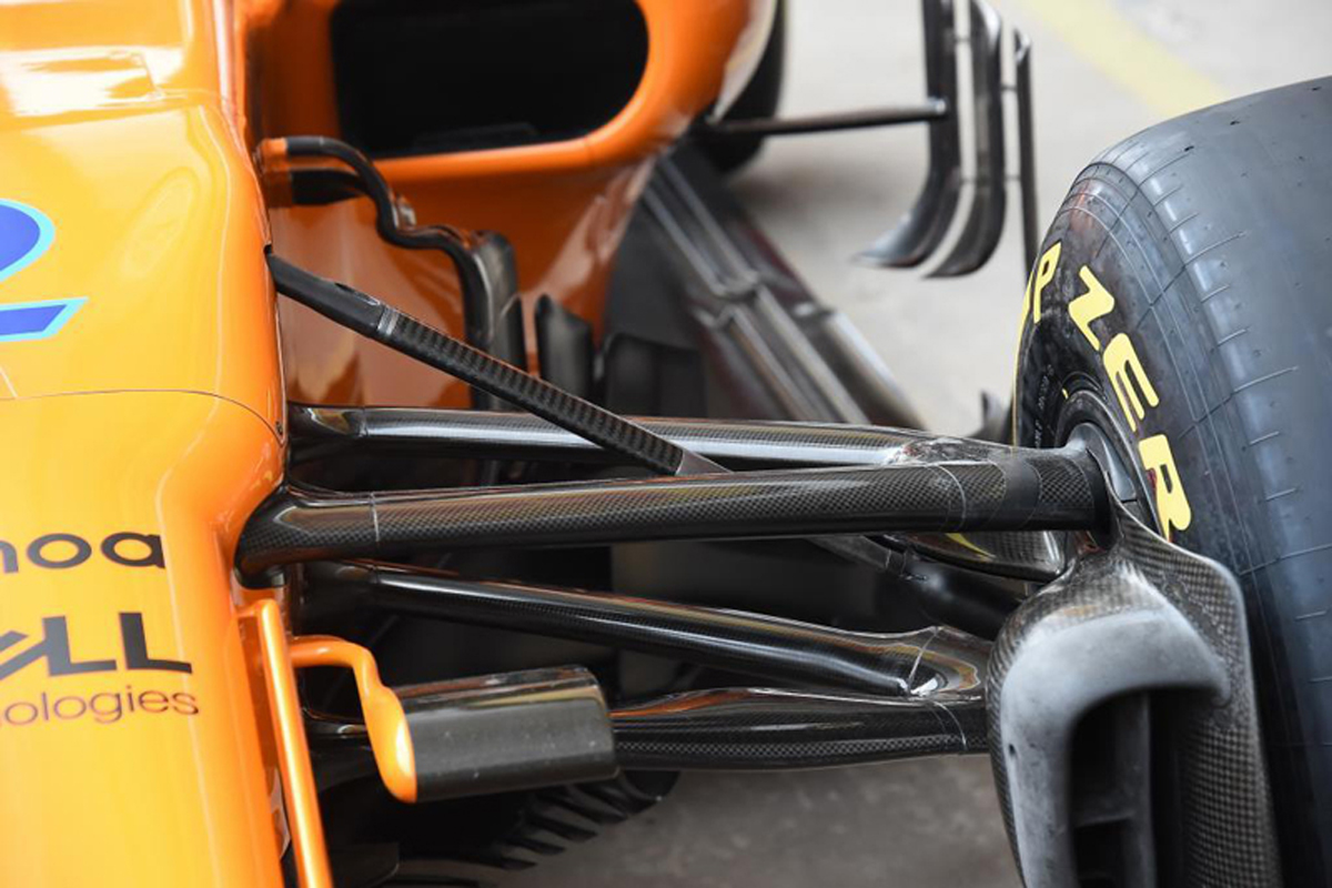 マクラーレン MCL33 サスペンション周り(2018年 F1スペインGP)