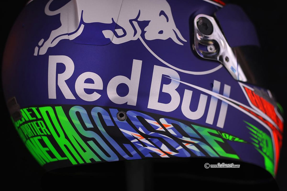 ブレンドン・ハートレー F1モナコGP ヘルメット②